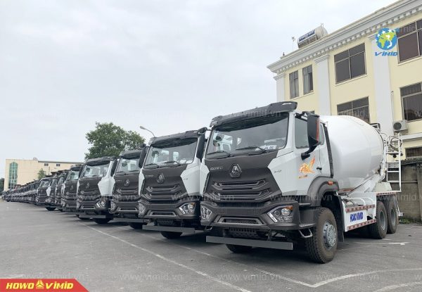 Tổng Hợp Giá Các Mẫu Xe Trộn Bê Tông HOWO Bán Chạy Nhất Thị Trường