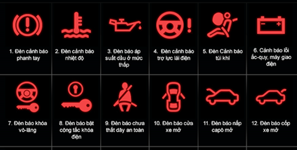 Ý nghĩa các đèn báo trên taplo xe tải tài xế cần phải biết