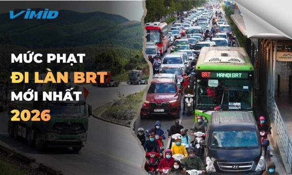 Mức phạt đi vào làn BRT mới nhất 2026 theo nghị định 168