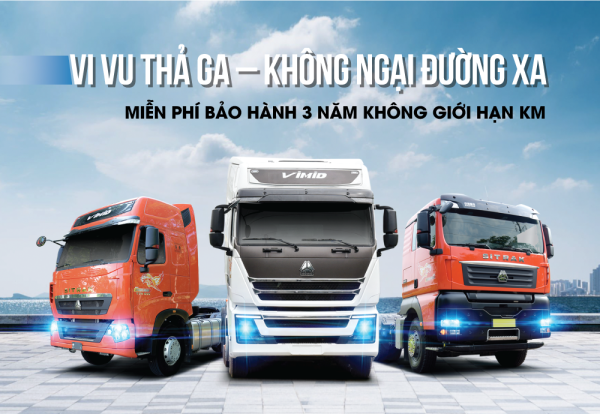 Bảo hành 3 năm không giới hạn kilomet