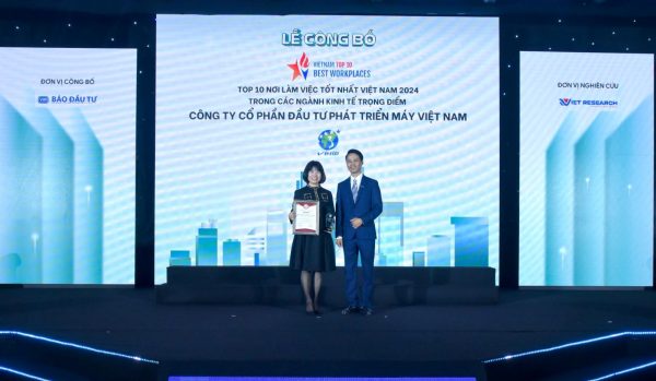 VIMID nhận giải Top 10 nơi làm việc tốt nhất Việt Nam 2024