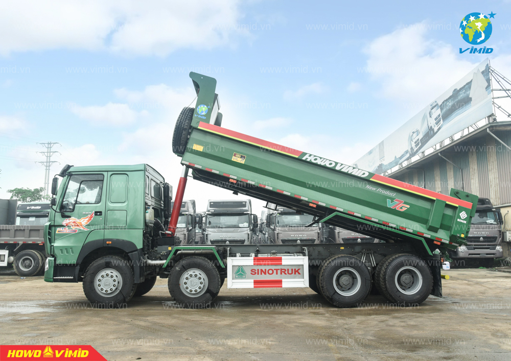 xe ben đúc hổ vồ 4 chân