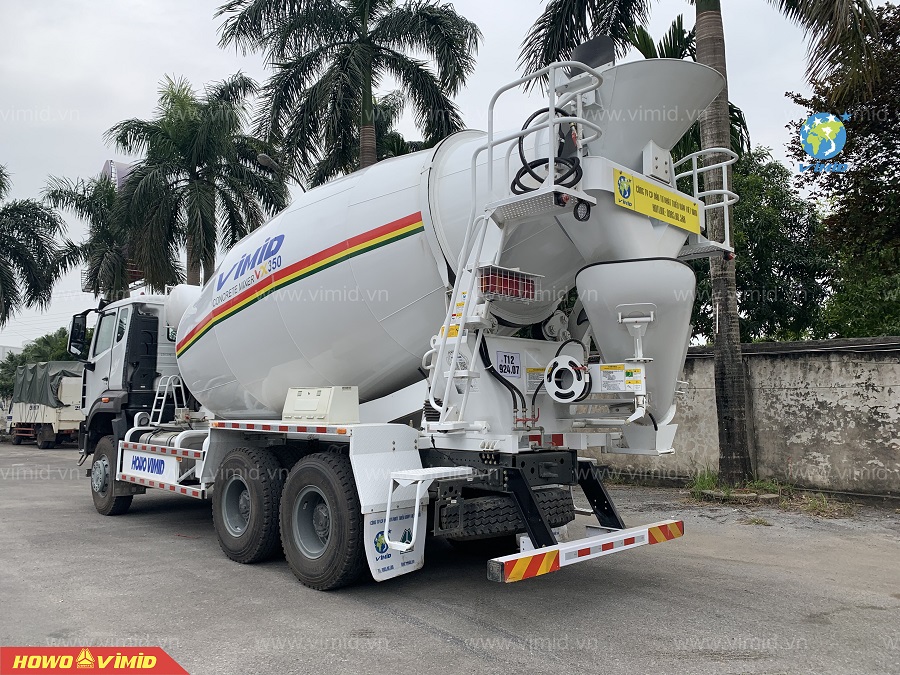 Xe trộn howo man vx350 12m3