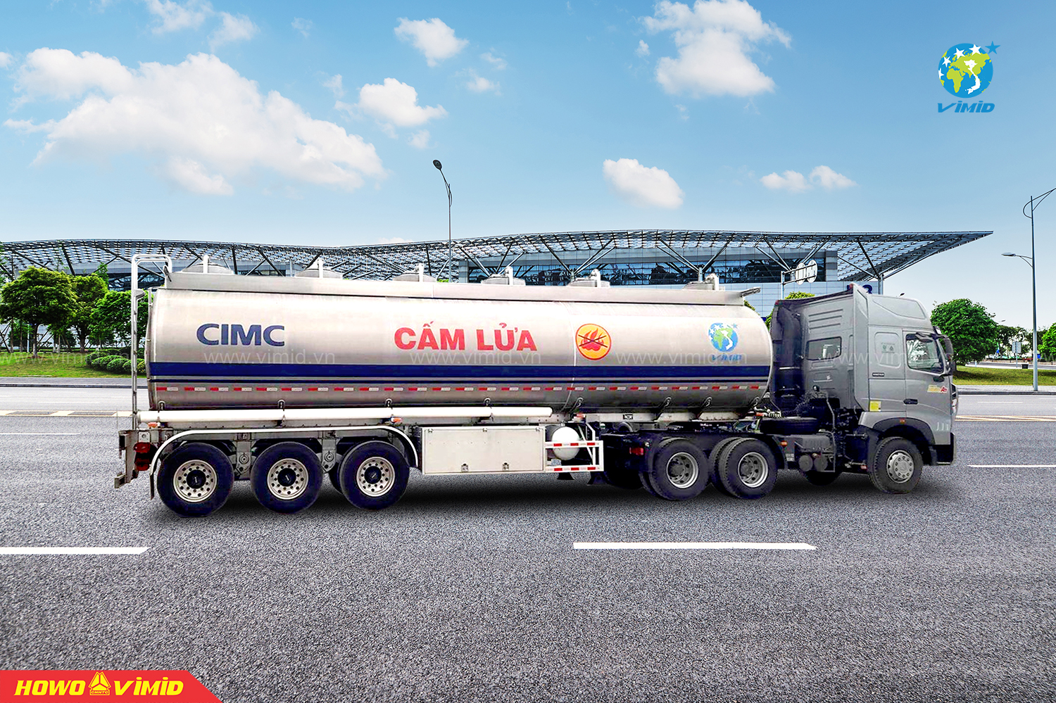 SMRM Téc chở xăng hợp kim nhôm 44m3