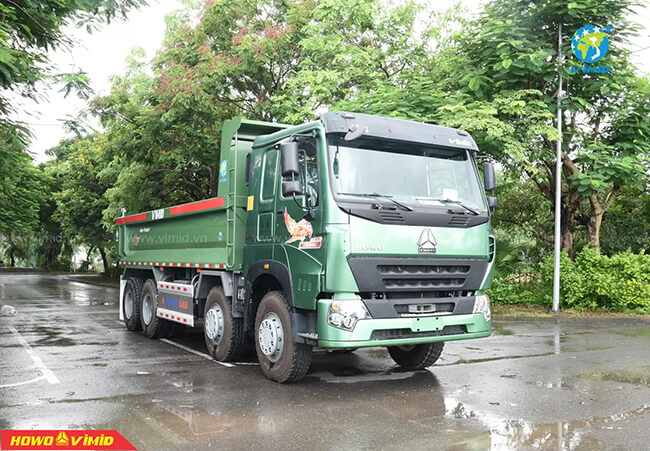 Giá xe ben 4 chân Howo hiện nay