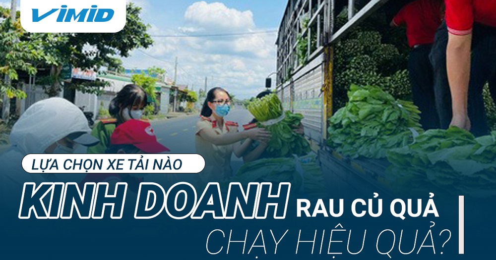 xe tải chở rau