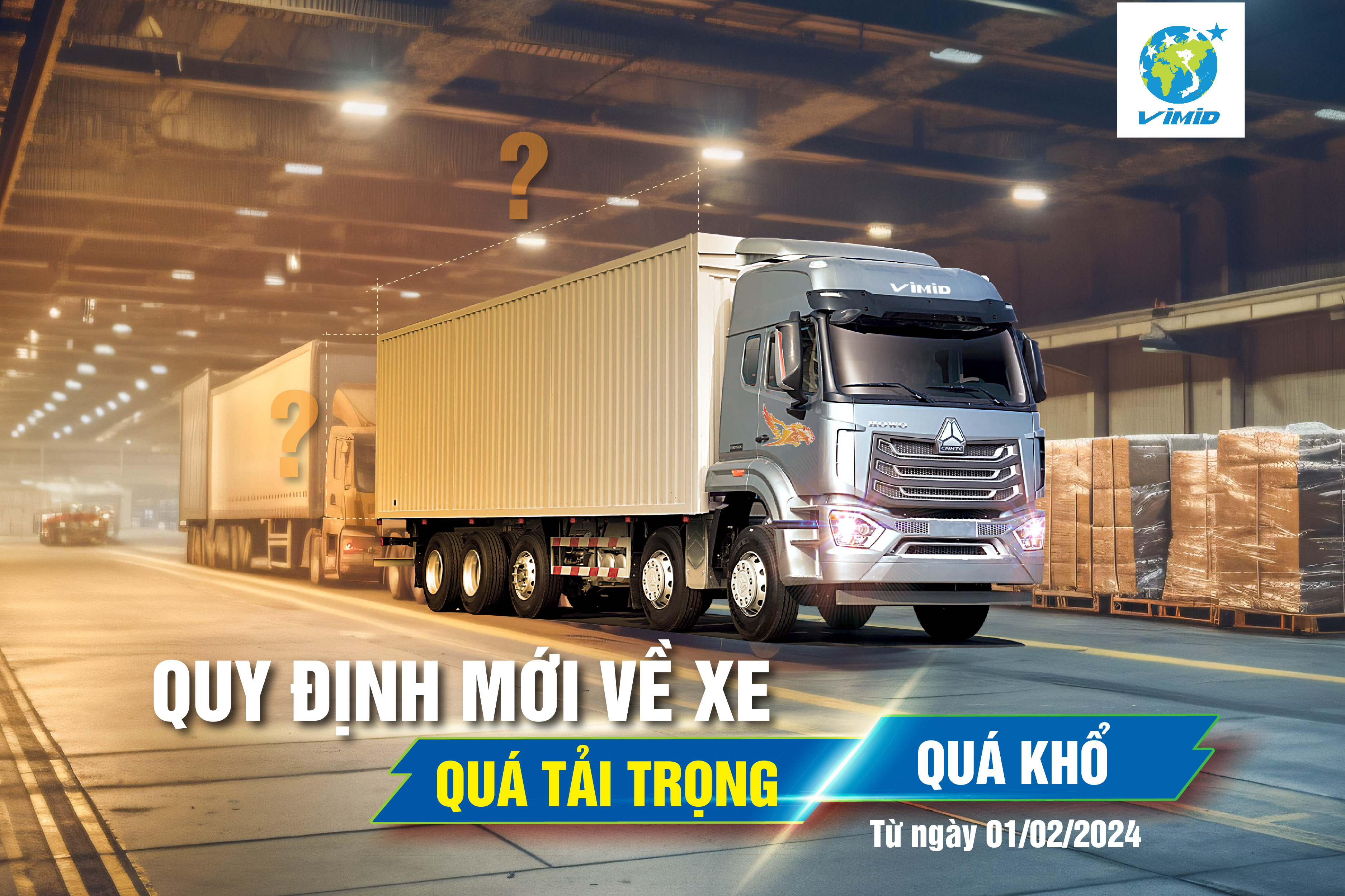 Quy định mới về xe quá tải trọng, xe quá khổ từ ngày 01/02/2024